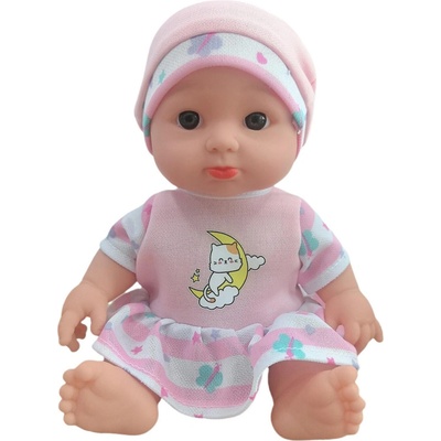 Wiky Bábätko s čiapočkou ružové 22 cm