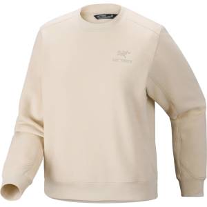 Arc'teryx Дамски поларен пуловер Arc'teryx Women's Emblem Fleece Crew Fleece jumper - Sea Salt - размер XS (105-7347-0512)