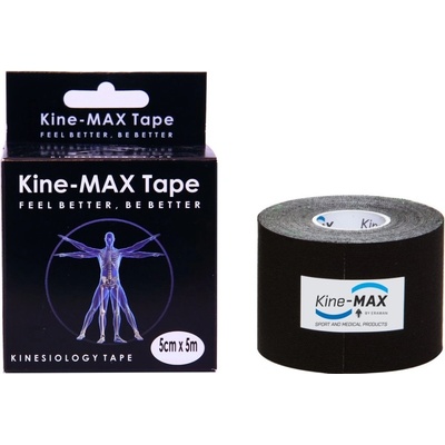 KinesioMax Tape čierna 5 cm x 5 m