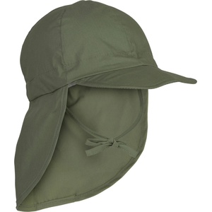 Mikk-Line Детска шапка с козирка Mikk-Line Kid's Summercap Long Neck Solid Cap - Dusty Olive - размер 45 cm (904-4036-0211)