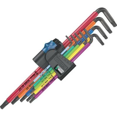 Wera Sada uhlových kľúčov Torx s funkciou pridržiavania 9ks 05024470001