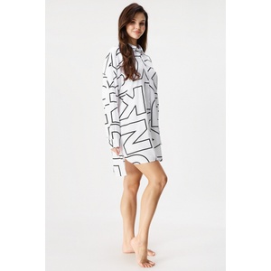 DKNY Дамска нощница DKNY Bold City Streets къса (YI30100_kos)
