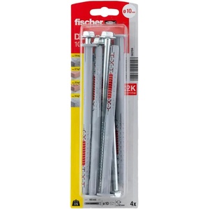 Fischer УНИВЕРСАЛЕН ДЮБЕЛ С ВИНТ 10x160 fus k 4 БР. fischer duoxpand (4048962440553)