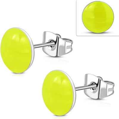 Talitha Чифт мини обеци в лимоново жълто