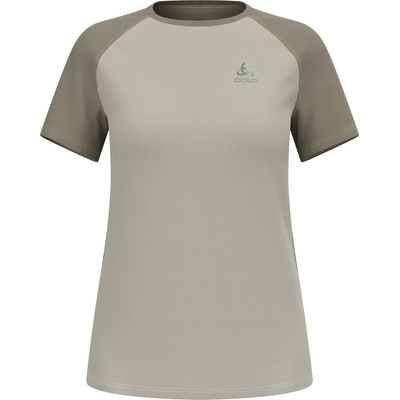 Odlo Дамска тениска Odlo Women's X-Alp Trail T-Shirt Crew Neck S/S Running shirt - Agate Gray / Vetiver (916-4021-0213)