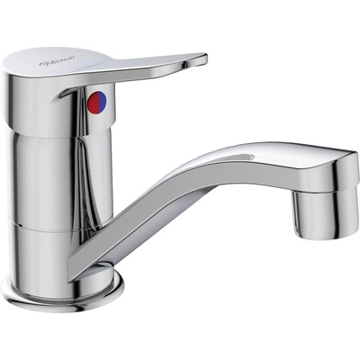Vidima Стоящ смеисител за умивалник BC817AA, Vidima, с тръбен чучур (BC817AA)