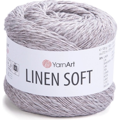 Yarn Art příze Linen Soft 7307 šedobéžová