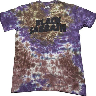 Black Sabbath Wavy Logo Wash Collection Brown & UV Purple XL Риза (BSTS60MDD04)