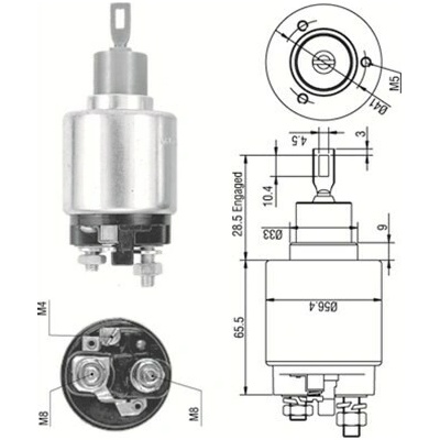 Elektromagnetický spínač pre żtartér MAGNETI MARELLI 940113050274