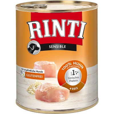 Rinti Sensible kuře a rýže 24 x 800 g – Hledejceny.cz