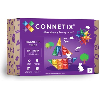 Connetix Magnetická stavebnice 60 ks – Zboží Dáma