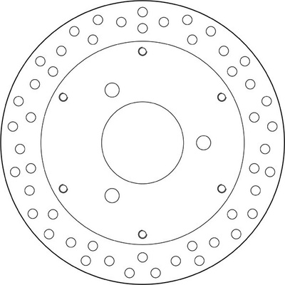 Zadný brzdový kotúč Brembo SUZUKI 400 BURGMAN 2003 - 2005