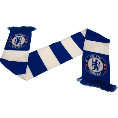 Šál Chelsea FC modro biele pruhy