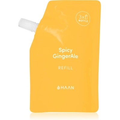 HAAN Hand Care Spicy GingerAle спрей за почистване на ръце с антибактериална добавка резервен пълнител 100ml