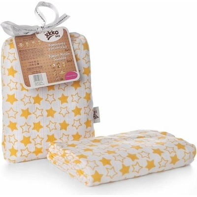 XKKO BMB Bambusová zavinovačka Little Stars Orange