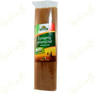 Biolinie Celozrnné bio Špagety pšeničné 0,5 kg