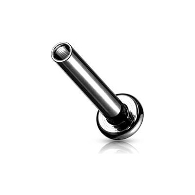 Šperky4U Černá náhradní labreta vnitřní závit ND002K-1608