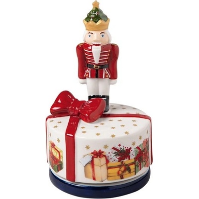 Villeroy & Boch Nostalgic Melody hrací skříňka otáčející se Louskáček 15 cm