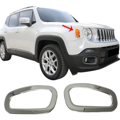 Omtec Nerez kryty predných smeroviek Jeep Renegade