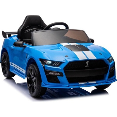 Megacar Ford Mustang GT500 Shelby elektrické autíčko modrá