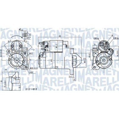 Startér MAGNETI MARELLI 063721273010