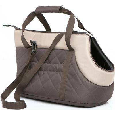 Doogy Taška hnědá s béžovou Pro mini/malého psa (vel. R2) 50 x 25 cm
