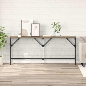 vidaXL Конзолна маса Дъб 180 x 30 x 75 см Инженерна дървесина (882879)