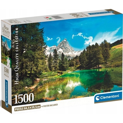 Clementoni High Quality Collection Blue Lake Пъзел 1500 броя Пейзажни (GXP-910394)