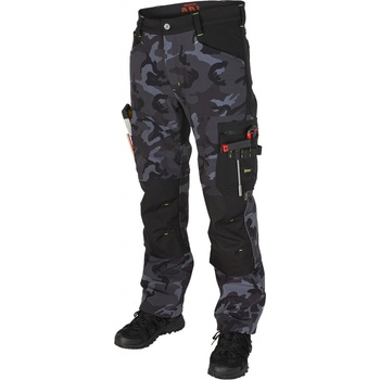 Bennon Camos Softshellové nohavice čierna sivá