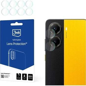 3mk Protection Комплект 4x 3mk стъклена защита за обектив на камера за Xiaomi Poco X7 Pro, прозрачна (5903108638197) (5903108638197)