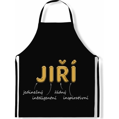 IMPAR Zástěra Mužská jména Gold Jiří