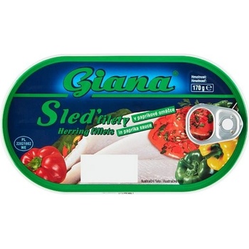 Giana Filety zo sleďa v paprikovej omáčke 170 g