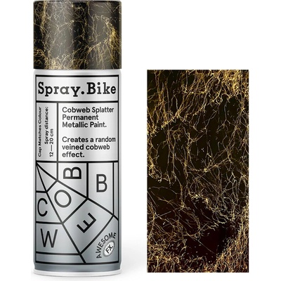SprayBike Cobweb Metallic Paint 400 ml gold