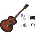 BromoGuitars BAN8E Premium SET Vintage Sunburst Електро-акустична китара Джъмбо