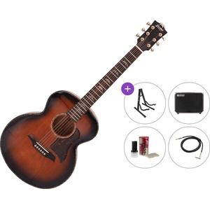 BromoGuitars BAN8E Premium SET Vintage Sunburst Електро-акустична китара Джъмбо