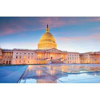 DIMEX ART s. r. o Флизелинов фототапет капитолий на съединените щати 375 x 250 см