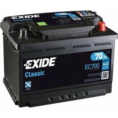 Акумулатор EXIDE CLASSIC 70Ah/640A R+ (EC700)