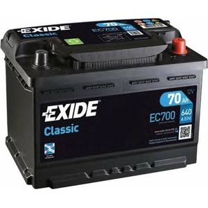 Exide Classic EC700 70Ah 640A right+ (EC700)