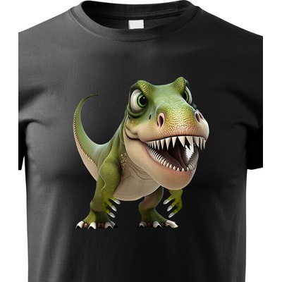 dětské triko Tyrannosaurus-rex černá