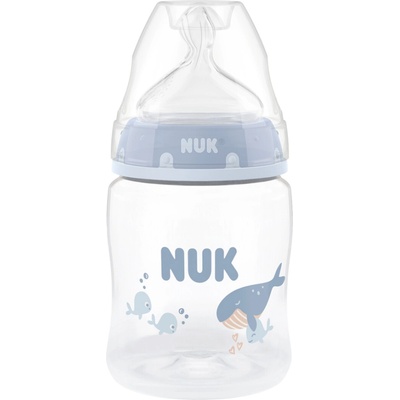 Nuk First Choice fľaša s kontrolou teploty Whale 150 ml