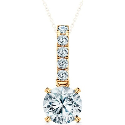 Savicki Prívesok Share Your Love žlté zlato laboratórny diamant SYL Z BR 030 LAB Z