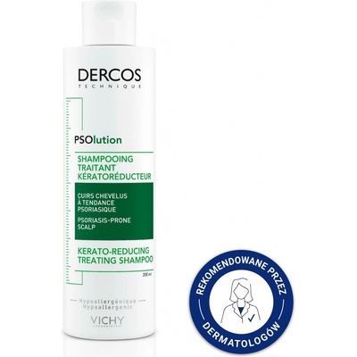 Vichy Dercos PSOlution šampon pro pokožku hlavy se sklonem k lupénce 200 ml