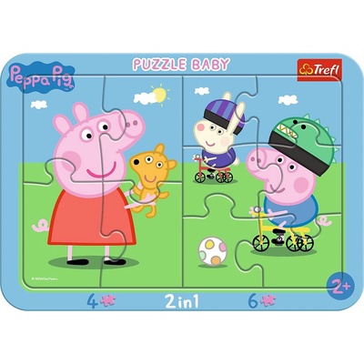 Trefl Peppa Pig Happy Пъзел 10 броя Анимации (80021 TR)