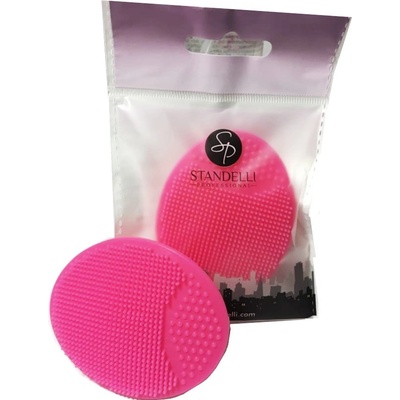 Standelli Proffesional silikonová masážní houbička růžová