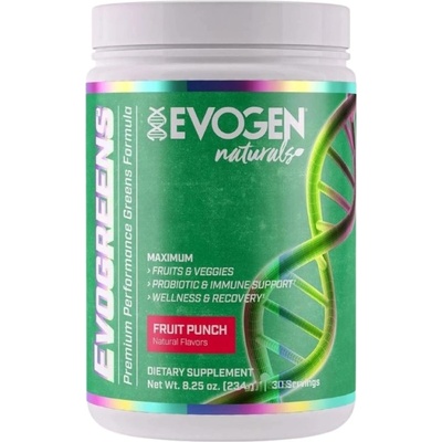 Evogen Nutrition Evogreens Naturals [220 грама] Плодов Пунш