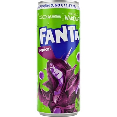 FANTA TROPICAL limonáda Fanta s príchuťou tropického ovocia 250 ml