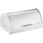 KLAUSBERG Кутия за хляб Klausberg KB 7541, 38 х 28 х 18.5 см, Метал, Бял (9999KB7541) - topmarket