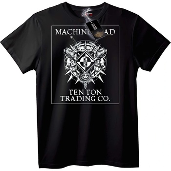 NOONEBRAND Тениска Десет Тона на Machine Head - S, Black