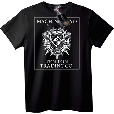 NOONEBRAND Тениска Десет Тона на Machine Head - S, Black