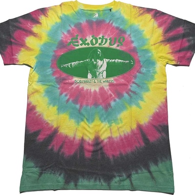 Bob Marley tričko Exodus Oval multicolor